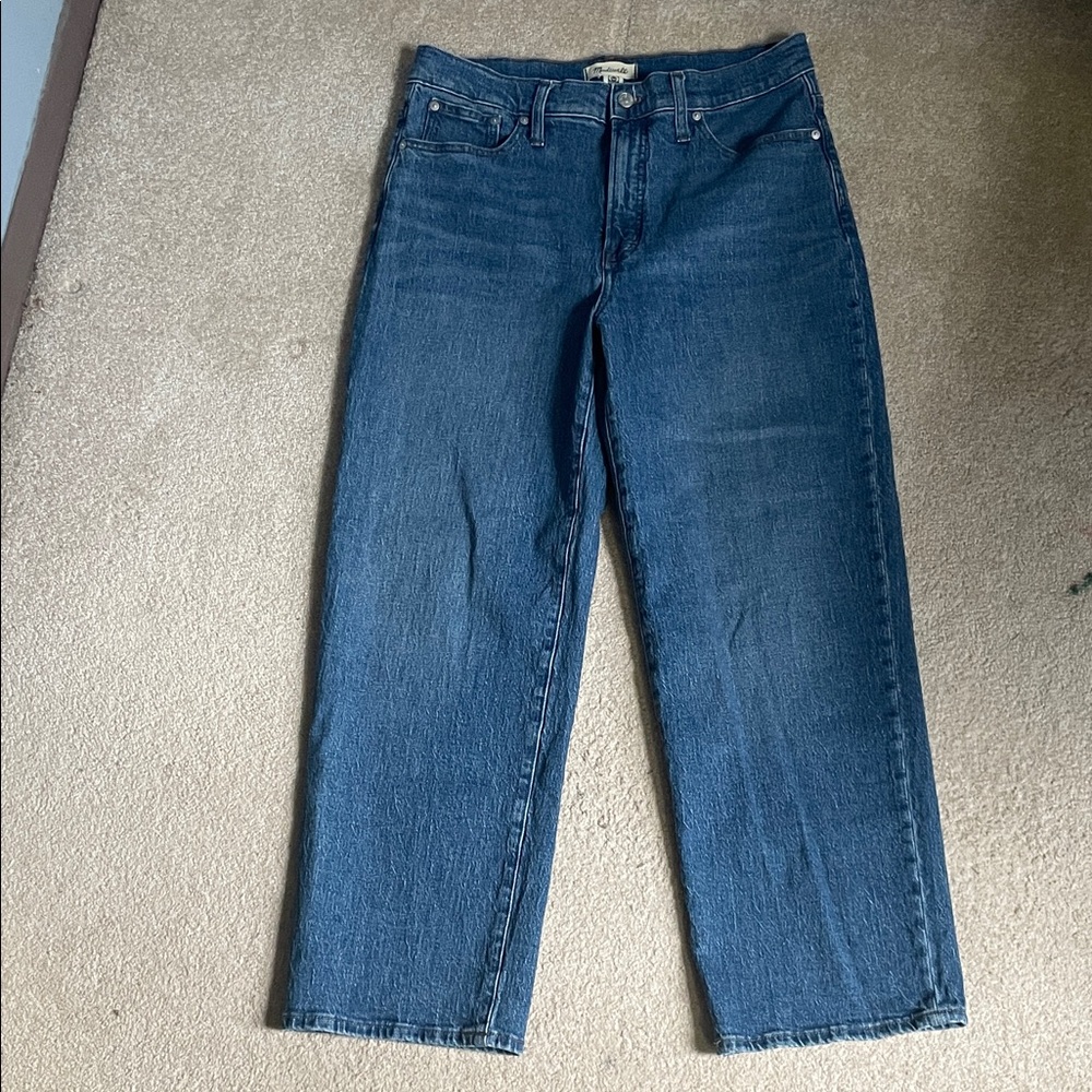 Madewell women’s Straight Blue Jeans